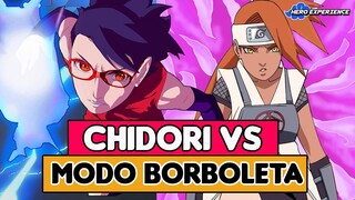 SARADA VS CHOCHO - CHIDORI VS MODO BORBOLETA | BORUTO EP 225