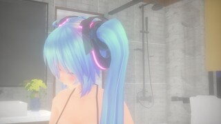 [MMD Dance] Điệu nhảy nóng bỏng trong phòng tắm của Miku "え? あぁ, そう."