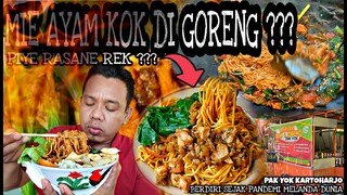 VIRAL !!! MIE AYAM GORENG PAK YOK KARTOHARJO NGAWI - berawal dari nggak punya lauk munculah ide unik