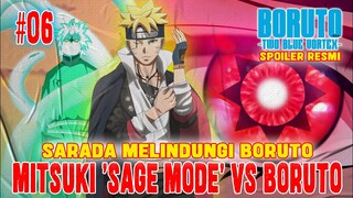 [SPOILER RESMI] MITSUKI SAGE MODE VS BORUTO❗SARADA LINDUNGI BORUTO❗BORUTO TWO BLUE VORTEX CHAPTER 6❗