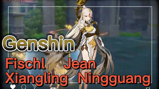 Fischl Jean Xiangling Ningguang