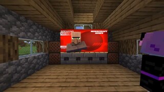 WE CREATED BUNKER TO SURVIVE ALIEN ATTACK IN MINECRAFT 🔥🔥🔥🎃🎃🥵🥵👿😈💀👻🖤🔥❣️