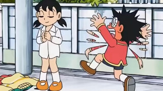Shizuka muốn cởi áo khoác trước mặt Nobita. Có chuyện gì thế?