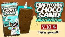 Craftycorn Choco Sand - mint choco chip