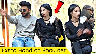 Extra Hand On Shoulder Funny Prank @ThatWasCrazy