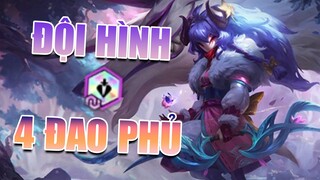 KIT ĐAO PHỦ I ĐỘI HÌNH 4 ĐAO PHỦ ĐẾN TRỄ NHỮNG VẪN LỤM NHẸ CÁI TOP 1