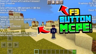 Java Debug Screen Addon For MCPE 1.17+ | F3 Button For Minecraft PE New Update!