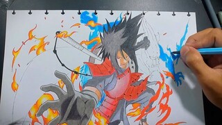 Drawing Madara Uchiha - Naruto Shippuden