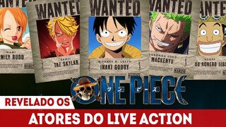 REVELADO OS ATORES DO LIVE DE ONE PIECE NA NETFLIX! VEJA O QUE EU ACHEI DISSO