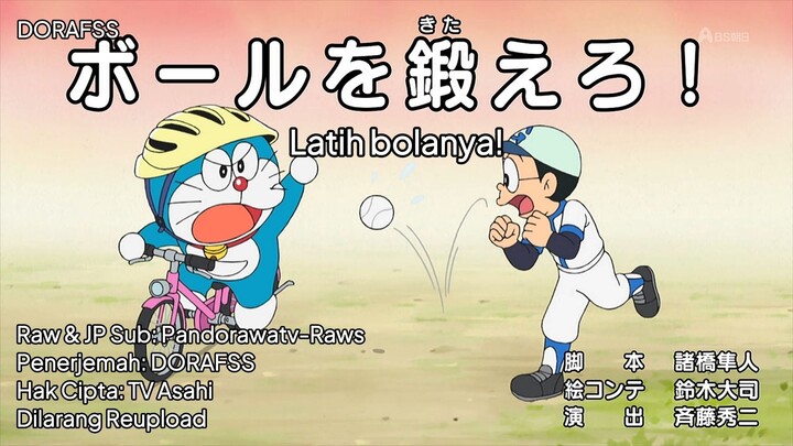 Doraemon Sub Indo 679 AB: Semprotan Lanjutan & Latih Bolanya