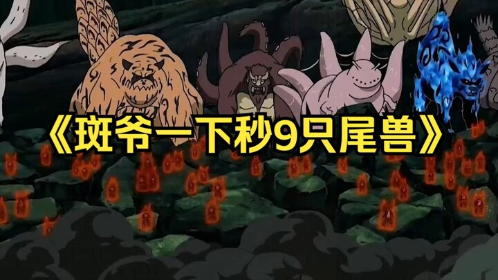《斑爷一下秒9只尾兽》