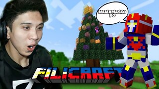 FILICRAFT #8 - NAG BUILD AKO NG MALAKING CHRISTMAS TREE (Filipino Minecraft SMP)