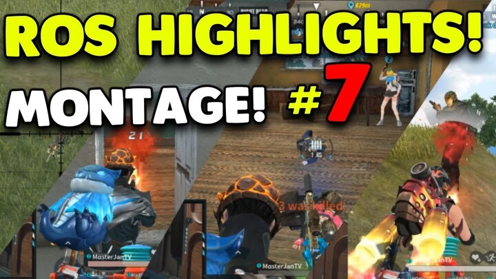 ROS WEEKLY HIGHLIGHTS! / MONTAGE! #7 | RULES OF SURVIVAL [ASIA]