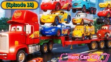 Hero Cars City (Episode 18) Mack's Carry Hauler on the Trucks