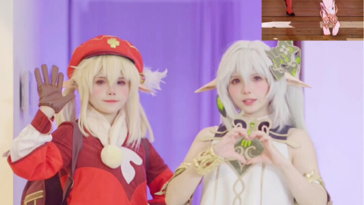 Nasida x Keli! Hai cosplayer sinh đôi khoe dáng trong năm mới~