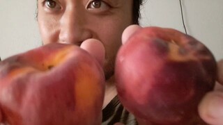 ASMR EATING SOUNDS - PEACHES