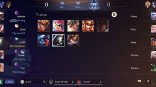 Liên Quân Mobile-Lữ Bố đi rừng Rank CT mùa 16 #minhcules#AOV