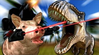 LỢN SIÊU VŨ TRANG VS CỖ MÁY NGHIỀN THỊT TIỀN SỬ !!!(Pobbrose Đấu trường khủng long) | Tập 2 ✔