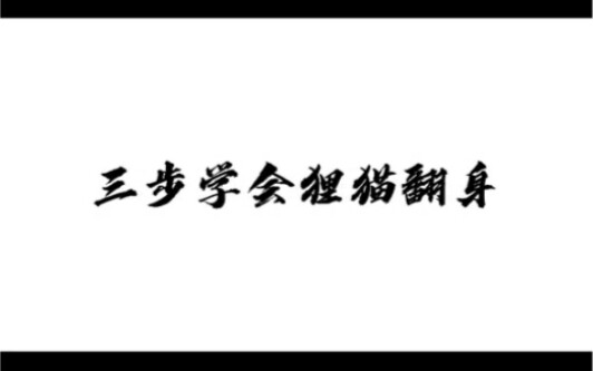 狸猫翻身舞蹈技巧教程｜   学会了就是王中王！