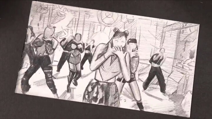 Animating a girl group dancing with stop-motion animation