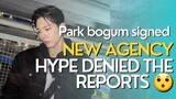 Park bogum sign new agency || all the details |HYPE denied reports | new drama with IU | kdrama news