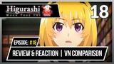 Higurashi Gou: Episode 18 | Review, Reaction & VN Comparison! - A Future Look...