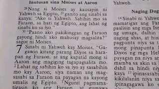 Pang Araw Araw na Talata.               Exodus 6:28-30