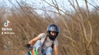 Lady Riding in style
