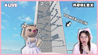 TOWER TAPI LICIN, TERBUAT DARI ES BATU ?!! [SLIPPERY TOWER ROBLOX INDONESIA]