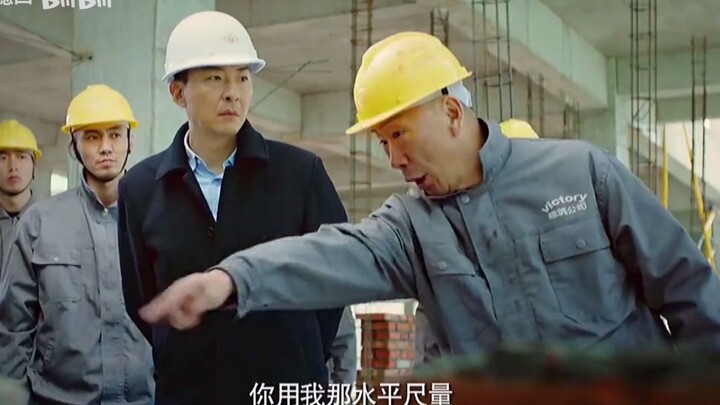 The young worker found that the master had built the wall crookedly, but he refused to admit it and 