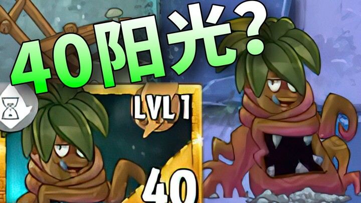 Phiên bản mới của Plants vs. Zombies! Loài cây tiêu tốn 40 ánh nắng rốt cuộc là gì!