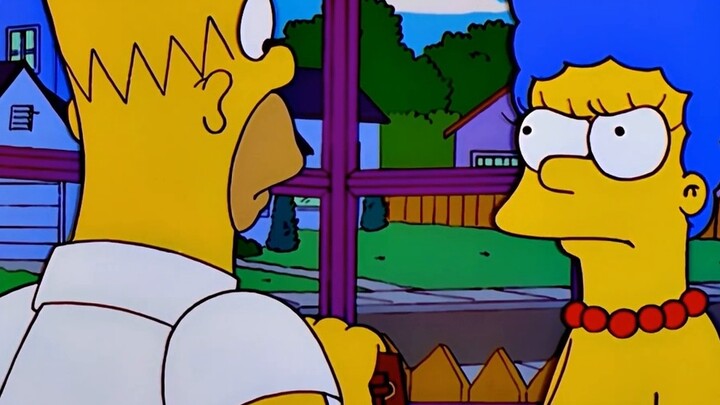 Koleksi "The Simpsons": Romo dianiaya secara brutal oleh badak dan hampir mati