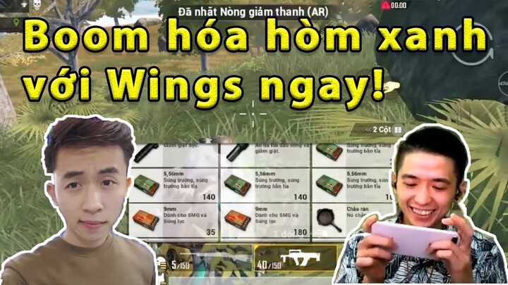 PUBG Mobile | Fan cười bò khi Wings hóa hòm Boom trong tích tắc bằng 7 quả nade