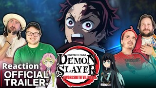 DEMON SLAYER SEASON 3 Official Teaser REACTION!!!!! "The Swordsmith Village Arc"