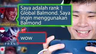 Prank Jadi Top 1 Global Balmond - Mobile Legends