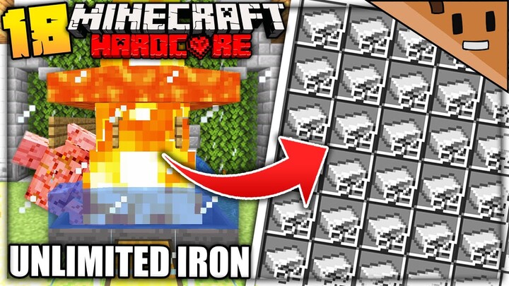 UNLIMITED IRON in Minecraft Hardcore! (#18)