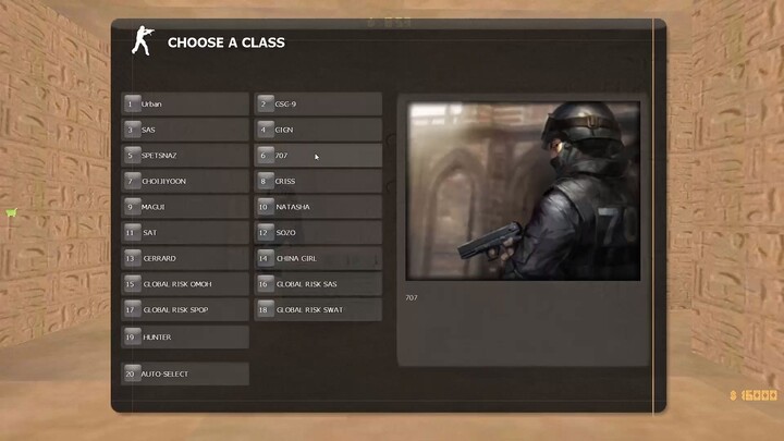 Counter-Strike Xtreme V6 - cf_egypt - Counter-Terrorist Forces - 707