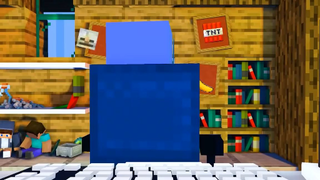 HUY NOOB BÚP BÊ ĐẠI CHIẾN VỚI TÔ GÀ TRONG MINECRAFT_FREDDY GLAMROCK ĐẤU VỚI SANS