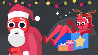 Merry Christmas | RAINBOW FRIENDS Vs Poppy Playtime | Animation