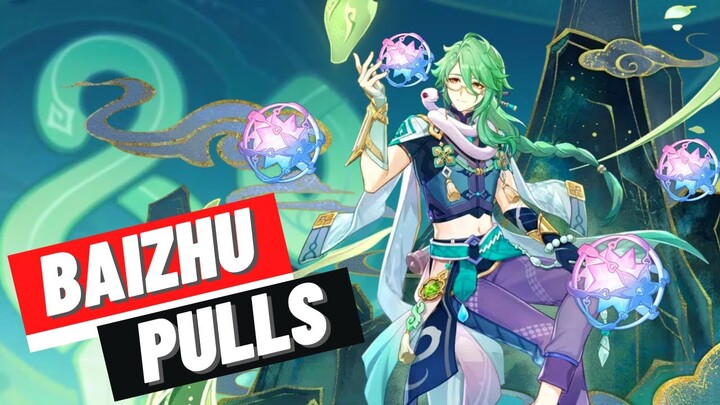 Pulling For Baizhu & Kaveh! - Genshin Impact 3.6 Update Immaculate Pulse Banner