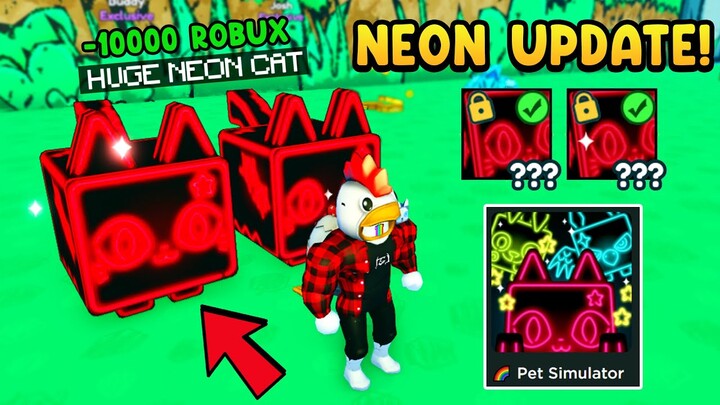 Đầu Năm May Mắn Trong NEON UPDATE Pet Simulator X! - Roblox