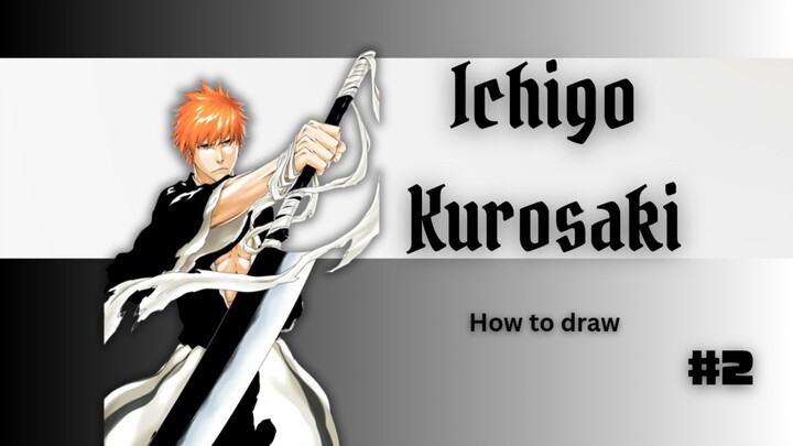 Drawing Ichigo Kurosaki Vizard form #2.