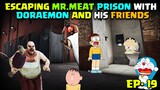 Mr Meat 2 escape with doraemon and friends I Granny vs Doraemon I granny doraemon