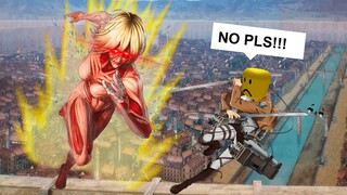 Life Of A Female Titan Player - Roblox Titan Warfare