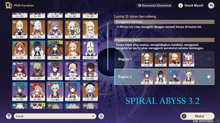 Spiral Abyss 3.2 - Genshin Impact