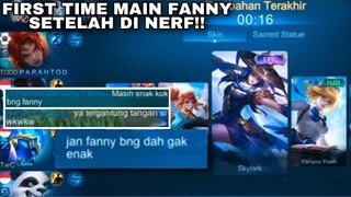 JANGAN FANNY BANG UDAH GA ENAK!! FIRST TIME PICK FANNY SETELAH DI NERF KOK GINI KWKW!!