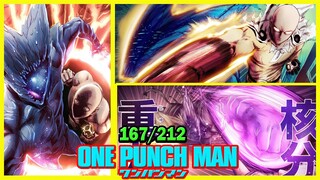 SAITAMA D3SNUD0 Y SERIO vs GAROU COSMICO en JUPITER | ONE PUNCH MAN manga 167/212