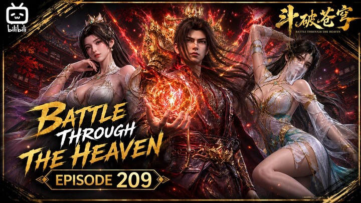 Xiao Yan Menggabungkan 8 Api Surgawi Battle Through The Heaven Episode 209