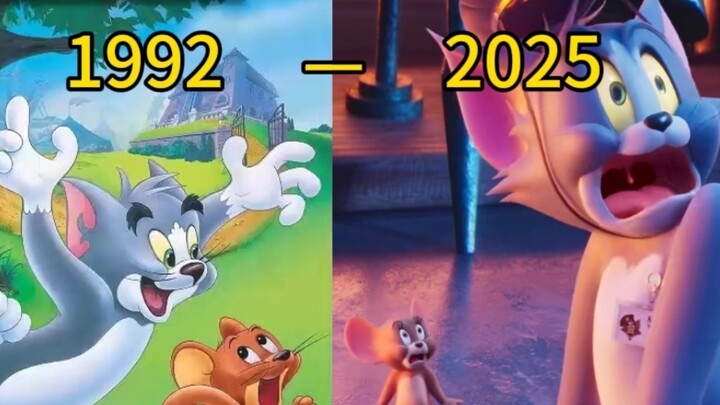 6分钟带你看猫和老鼠大电影 1992—2025 感谢汤姆与杰瑞陪伴我们成长