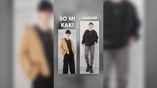 Sơ mi Kaki và Jogger cho anh em đây